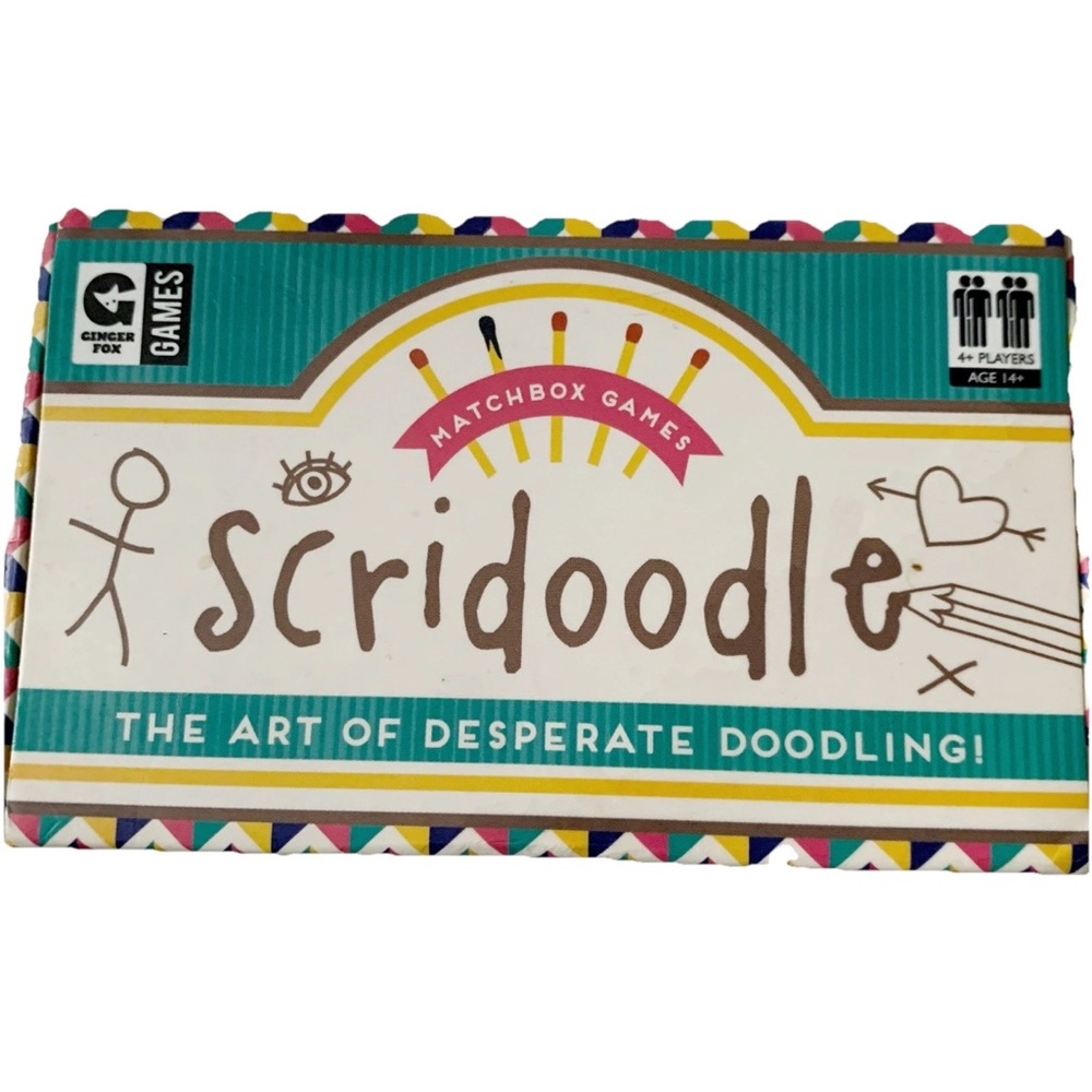 Matchbox Games The Ginger Fox Scridoodle Drawing Game